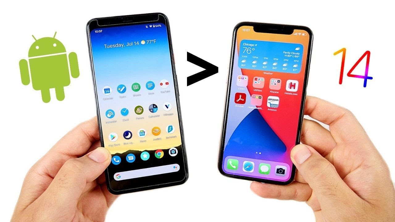 10 Ways Android is Better Than iOS 14! - CMC distribution English