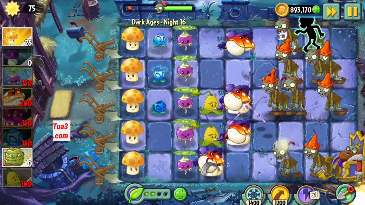 plants-vs-zombies-2-it-s-about-time-gameplay-walkthrough-part-126-zb-dark-ages-night-16-cmc