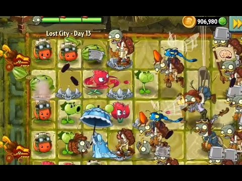 plants vs zombies 2 lost city day 12