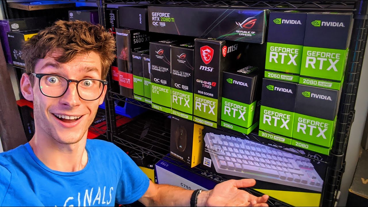 I HAVE TOO MANY GRAPHICS CARDS! 😲 The PC Gaming Setup Project 2020