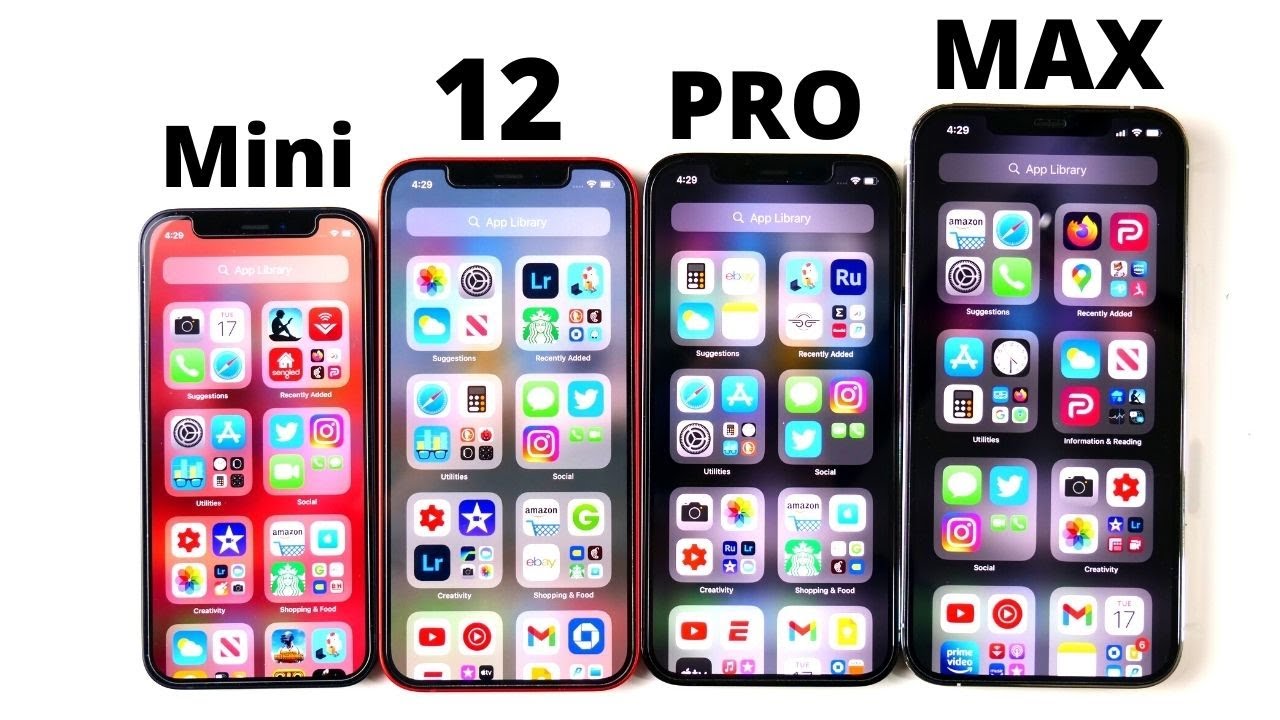 Iphone 12 Mini Vs Iphone 12 Vs Iphone 12 Pro Vs Iphone 12 Pro Max Cmc Distribution English