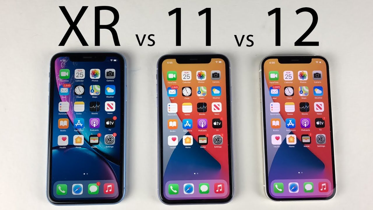 iPhone 12 vs 11 vs XR Speed Test - CMC distribution English
