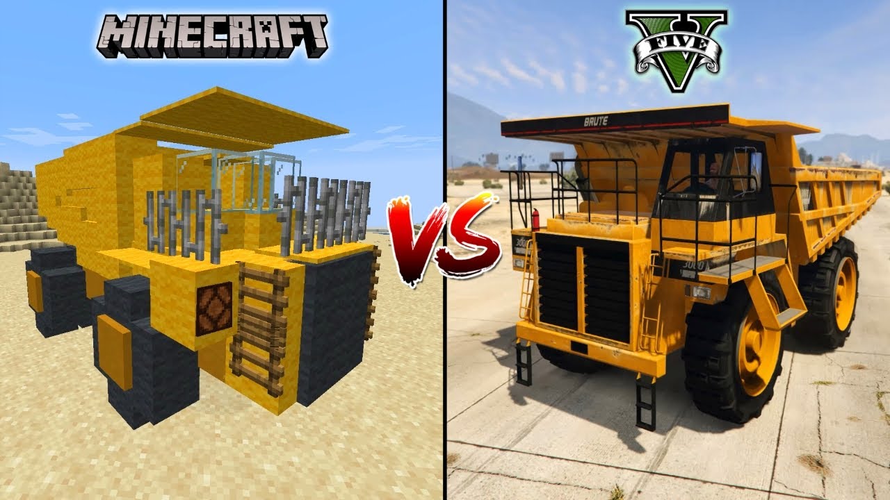 Minecraft Dump Truck Vs Gta 5 Dump Truck Which Is Best Cmc Distribution English