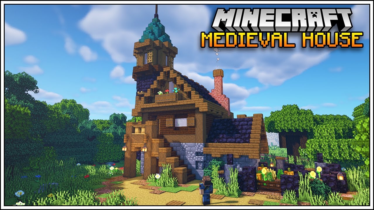Minecraft How To Build A Medieval House Minecraft 1 16 House Tutorial Cmc Distribution English
