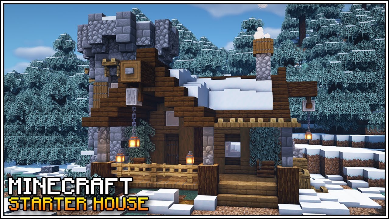 minecraft starter medieval house