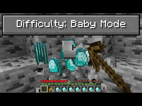 I Added Baby Mode Difficulty To My Minecraft Server Cmc Distribution English