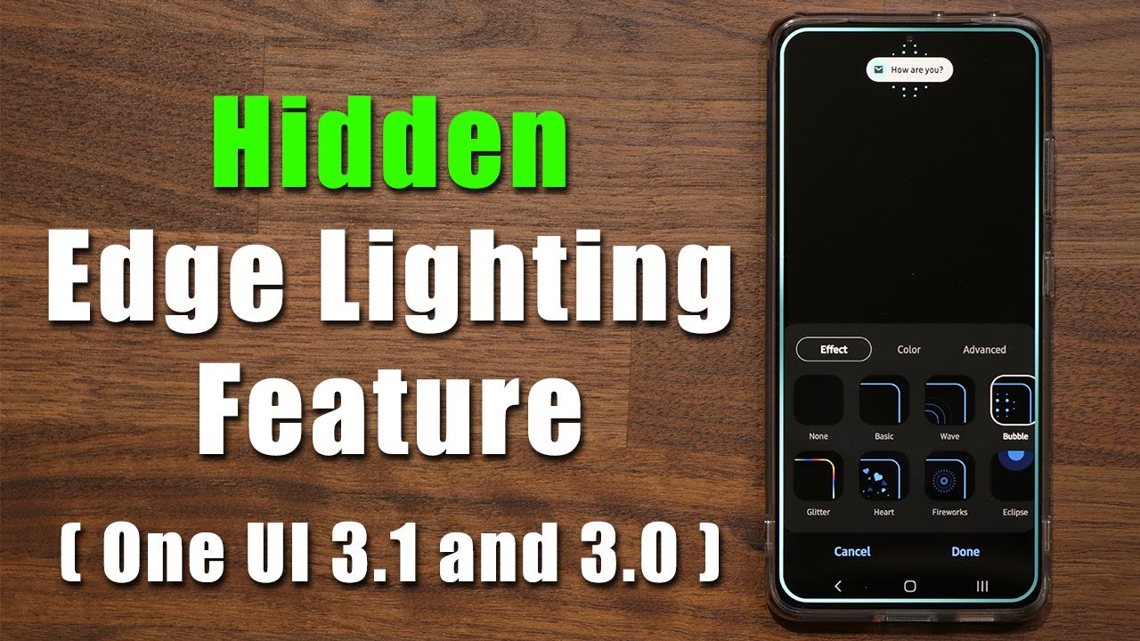 Samsung's Edge Lighting has Powerful Hidden Feature on One UI 3.1 & 3.0