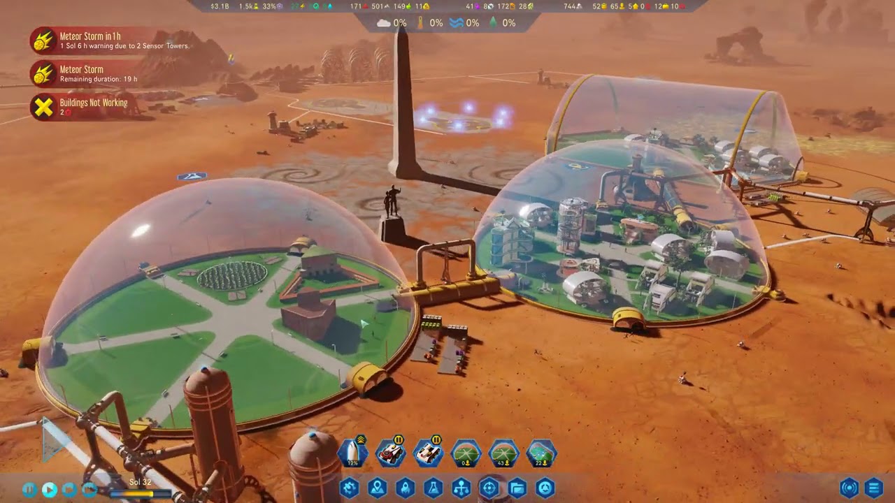 Surviving mars in dome buildings pack обзор