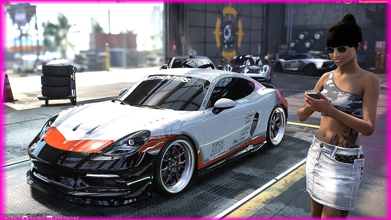 Nfs Heat 1000hp V8 Porsche 718 Cayman Gts Customization Cmc Distribution English 