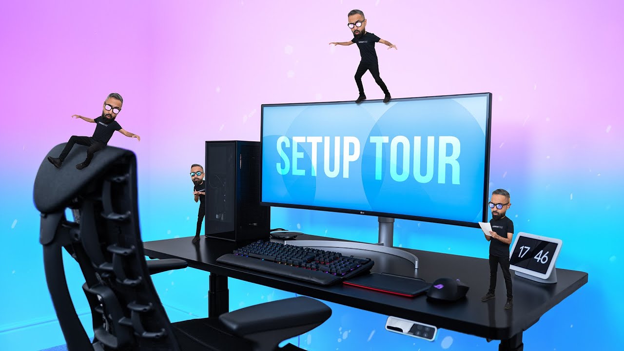 My Office Gaming Desk Setup Tour 2021 Cmc Distribution English