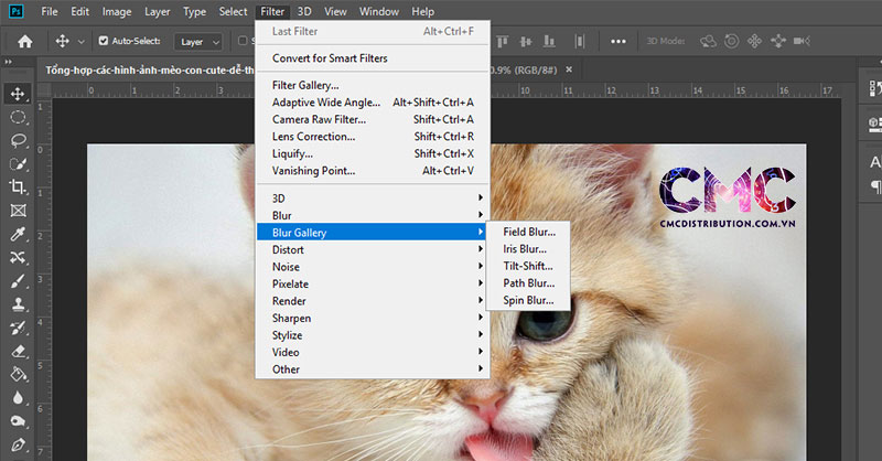 Hướng dẫn làm ảnh mờ dần trong photoshop