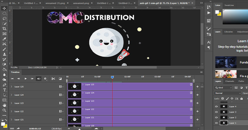 Mẹo tạo và chỉnh sửa ảnh gif bằng photoshop nhanh nhất