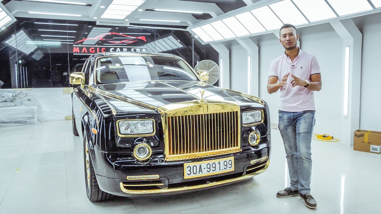 Khám phá Rolls Royce Phantom phiên bản Rồng Vàng độc nhất Việt Nam |XEHAY.VN|