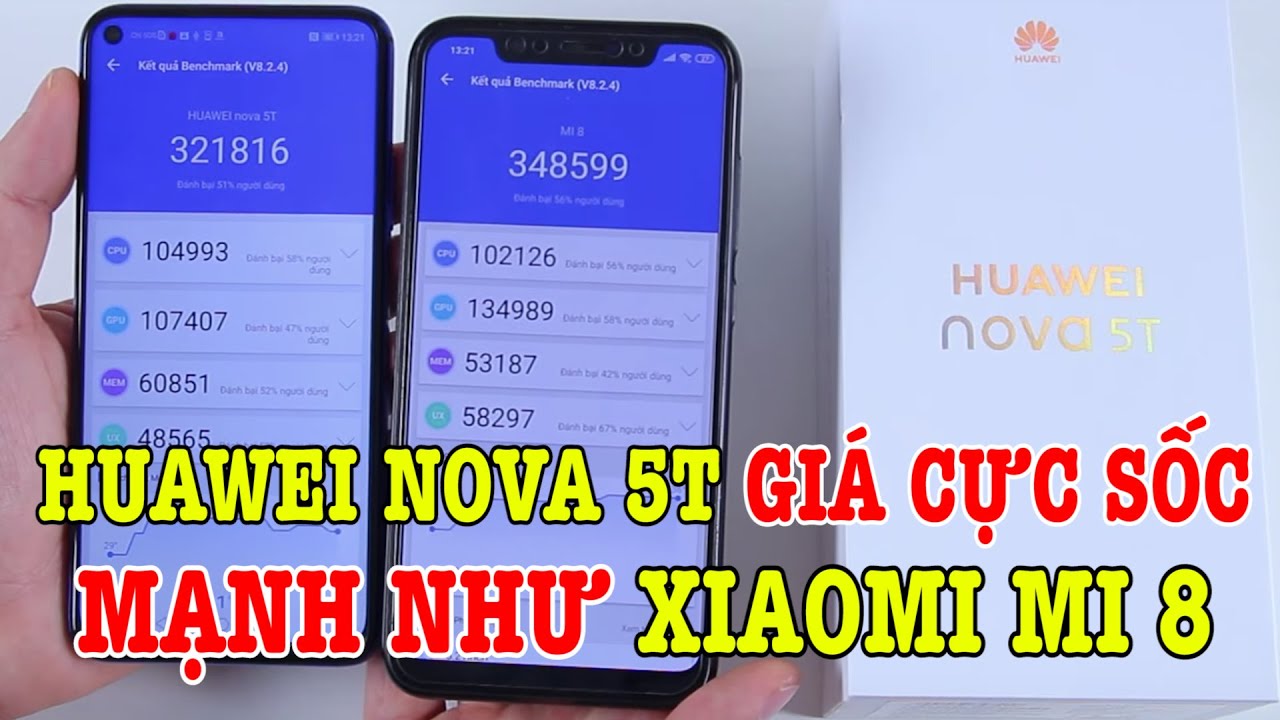 Mở hộp Huawei Nova 5T MẠNH NHƯ CHIP SNAP 845 GIÁ SIÊU RẺ