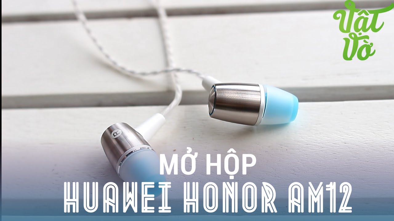 [Review dạo] Mở hộp tai nghe Huawei Honor AM12 - tai nghe hình tàu vũ trụ