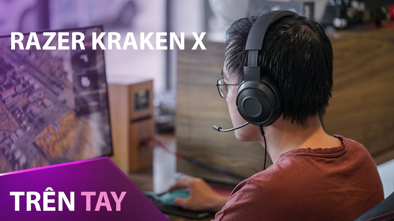 Trên tay tai nghe gaming giá rẻ Razer Kraken X