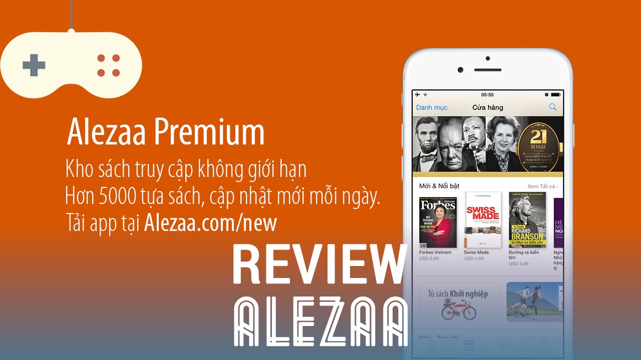 Vật Vờ - Giới thiệu app đọc sách Alezaa & cách lấy tài khoản Premium trên Android/iOS