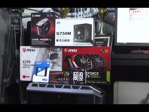 Building a pc with i9-7900X and GTX 1080 Ti Gaming X | AZPC TV