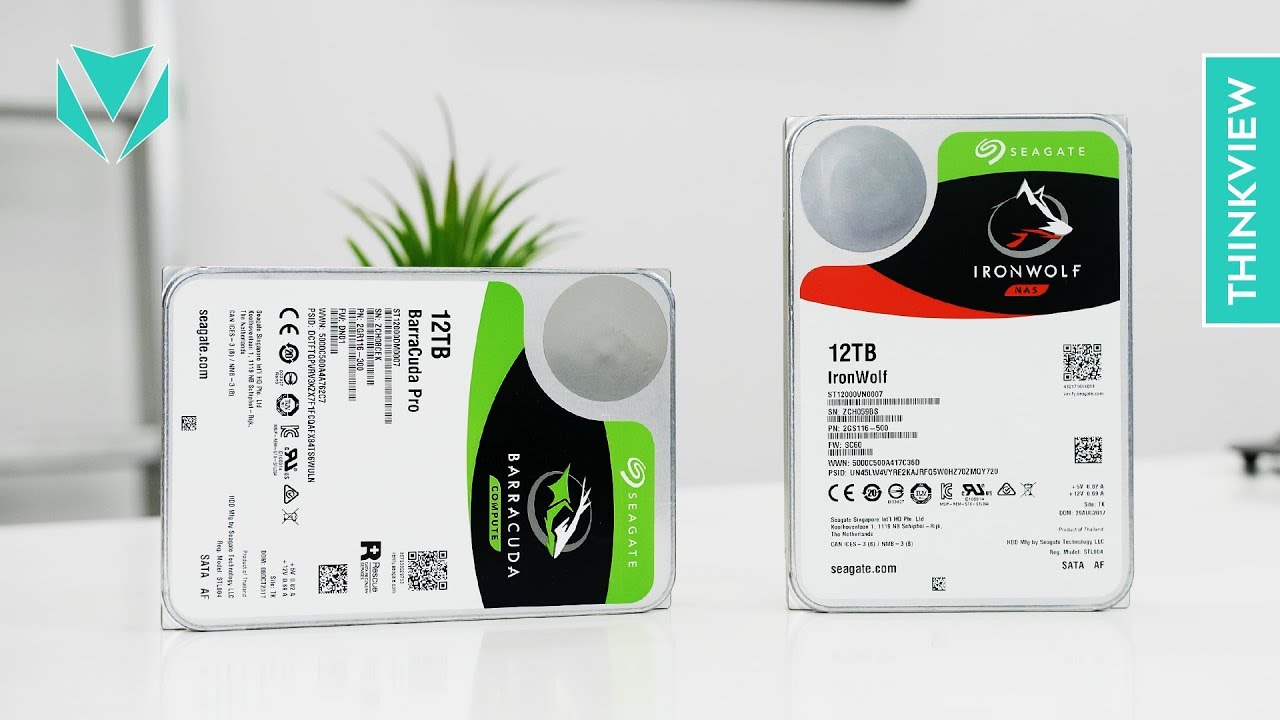 HDD KHỦNG 12TB:  Barracuda Pro và Ironwolf