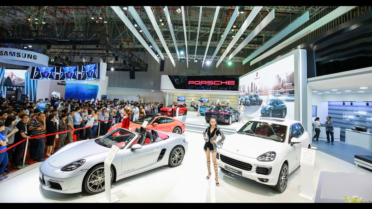 Autodaily.vn | Không gian hiện đại và đậm chất thể thao của Porsche tại VIMS 2016