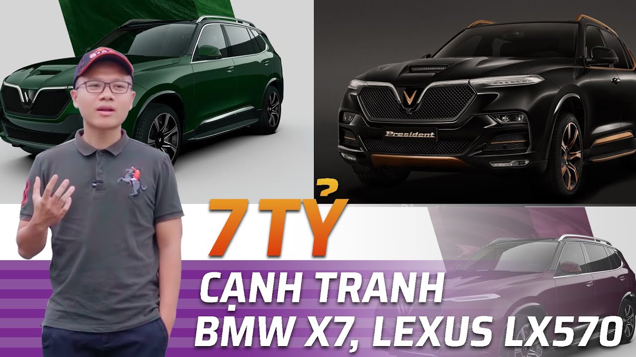 Vinfast President thêm màu mới, giá 7 tỷ, đấu Lexus LX570, BMW X7