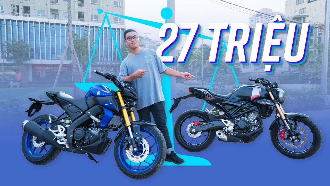 Yamaha MT-15 ĐỐI ĐẦU Honda CB150R - đâu là VUA naked bike 150cc???