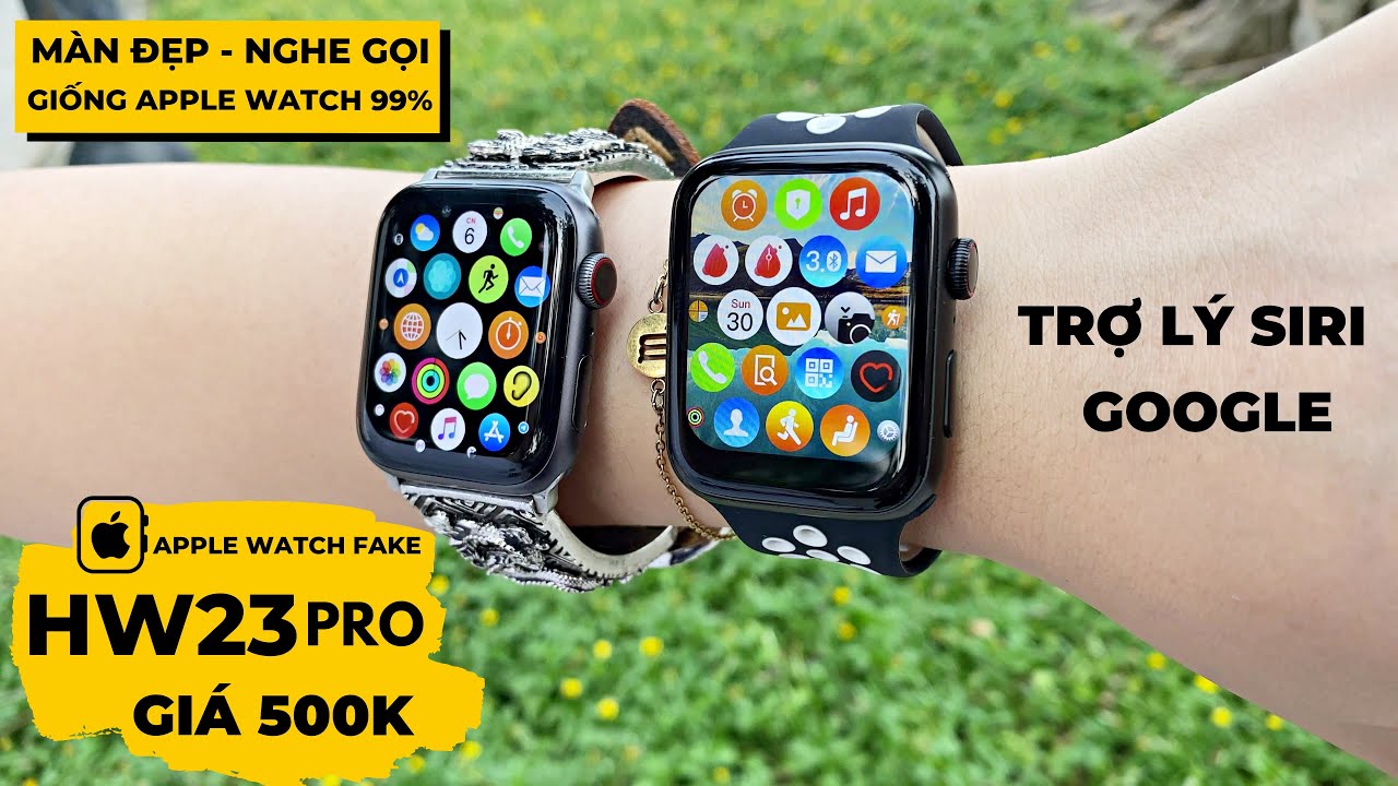 HW23 Pro : Nghe Gọi - Nút Xoay Digital Crown | Apple Watch Fake Giống 99% !