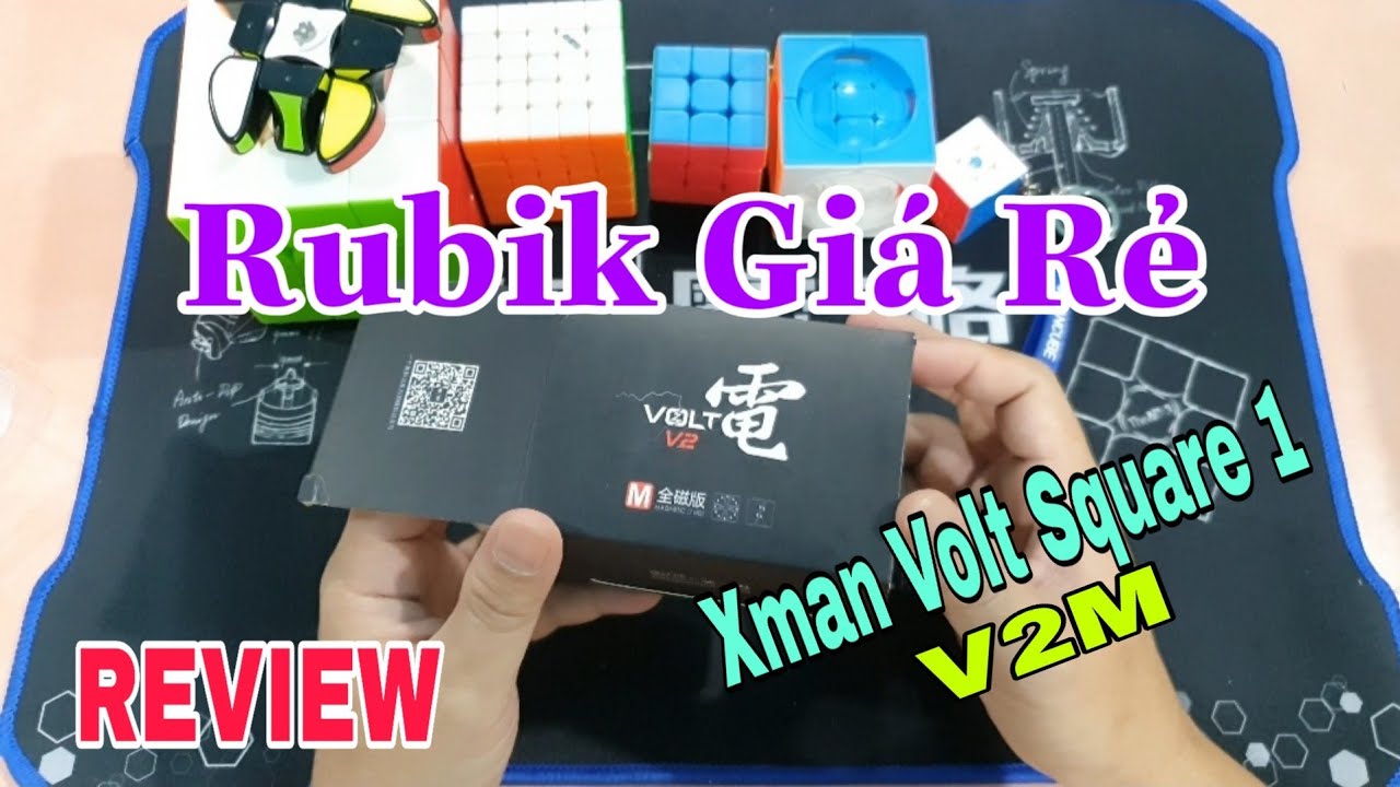 REVIEW Rubik Giá Rẻ - Xman Volt Square One V2M ( Cube Rubik )