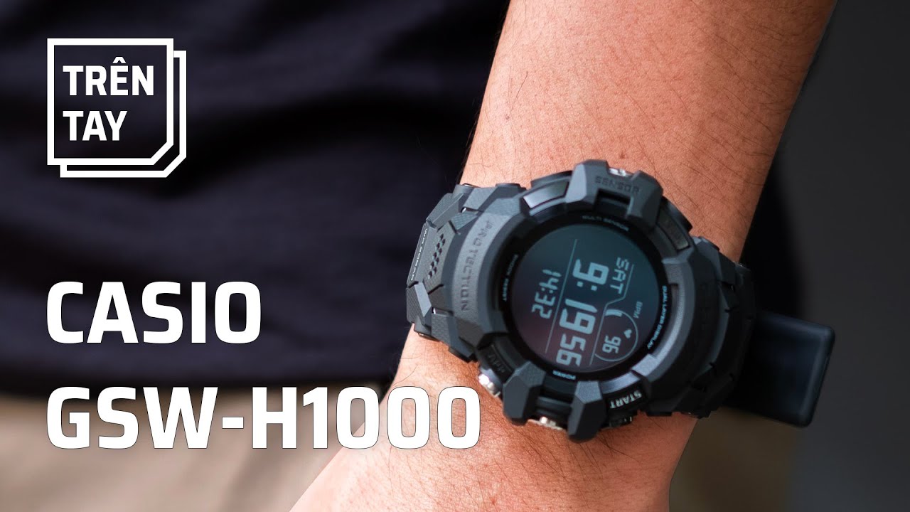 Trên tay G-Shock GSW-H1000: Đồng hồ GPS đầu bảng của Casio với 2 lớp màn hình hiển thị độc đáo