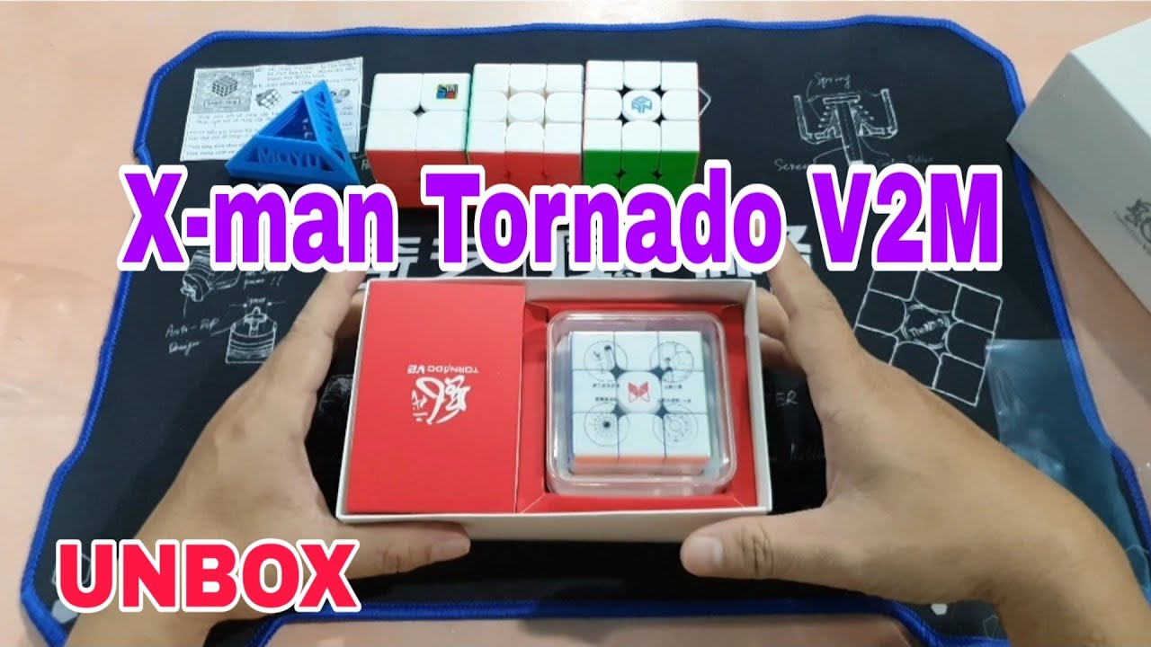 UNBOX ! X-Man Tornado V2M & Gan 356 M ( Cube Rubik )