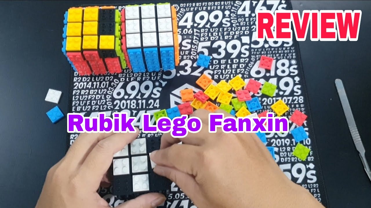 REVIEW Rubik Lego Fanxin Của Shop Rubik Nha Trang ( Cube Rubik )