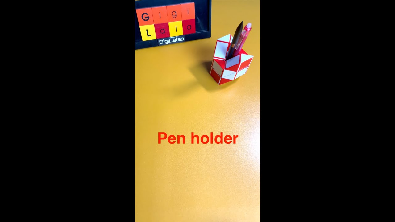 Rubik Snake: Pen holder/ペンホルダー Đồ cắm bút #Shorts