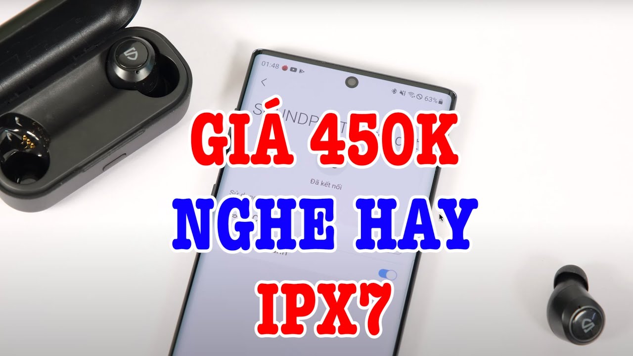 Trên tay tai nghe Soundpeats Freedots GIÁ SỐC 450K, nghe tốt, kháng nước IPX7
