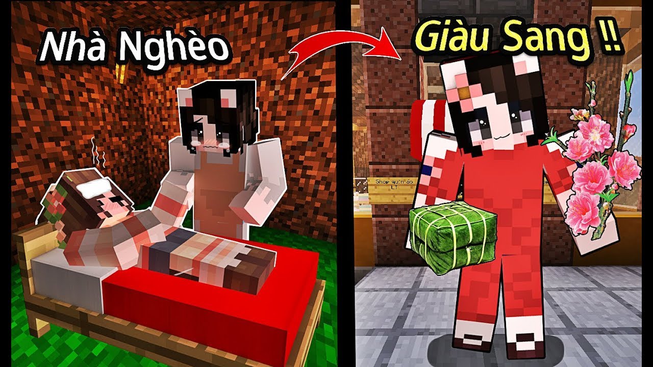 VÌ NHÀ NGHÈO SIMMY PHẢI ĐI KIẾM TIỀN ĂN TẾT VÀ CÁI KẾT BẤT NGỜ !!