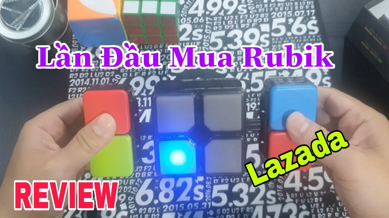 REVIEW Lần Đầu Mua Rubik Trên Lazada ( Cube Rubik )