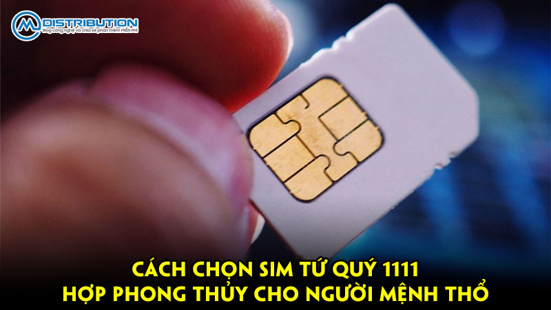 Cách chọn sim tứ quý 1111 hợp phong thủy cho người mệnh Thổ
